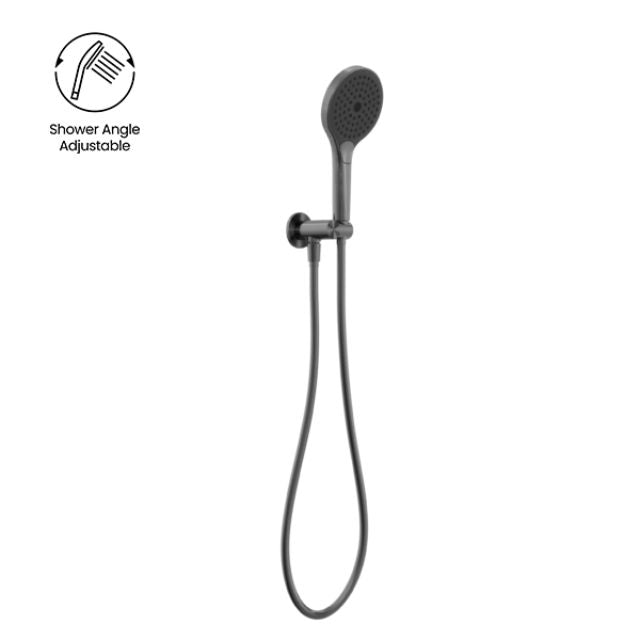 Nero Opal Shower On Bracket With Air Shower II Graphite