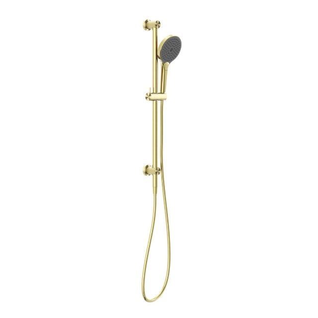 Nero Opal Shower Rail With Air Shower II Brushed Gold