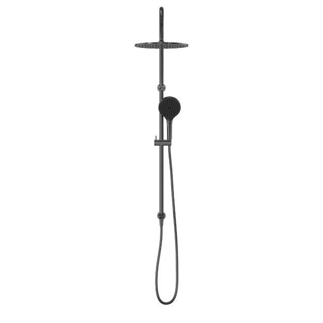 Nero Opal Twin Shower With Air Shower II Graphite