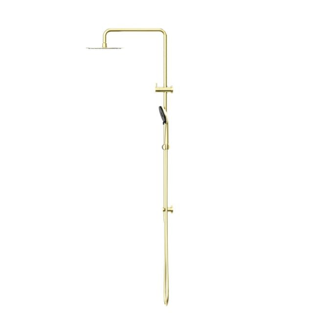 Nero Round Project Twin Shower 4 Star Rating Brushed Gold