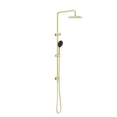 Nero Round Project Twin Shower 4 Star Rating Brushed Gold