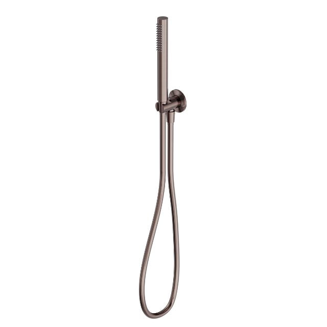 Nero Slim Shower on Bracket Brushed Bronze