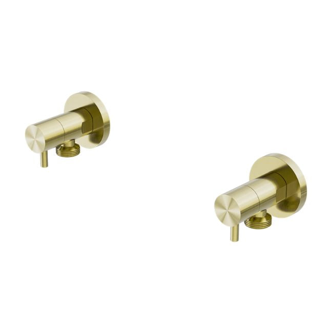 Nero Washing Machine Tap Set Brushed Gold