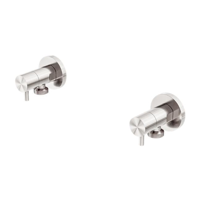 Nero Washing Machine Tap Set Brushed Nickel