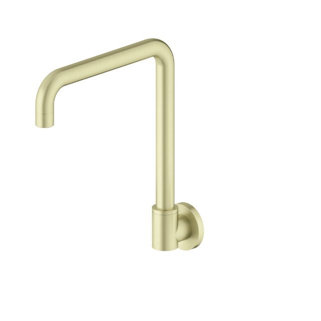 Nero X Plus Wall Mounted Swivel Spout Only Brushed Gold