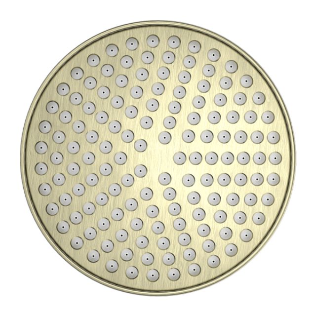 Nero York 200mm Shower Head Aged Brass
