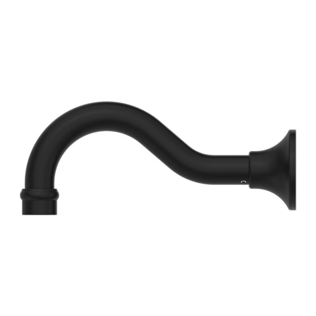 Nero York Basin/Bath Spout Only Matte Black