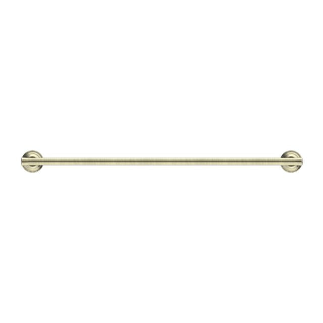 Nero York Double Towel Rail 600mm Aged Brass