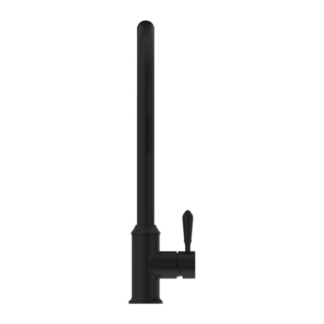 Nero York Pull Out Sink Mixer With Vegie Spray Function With Metal Lever Matte Black