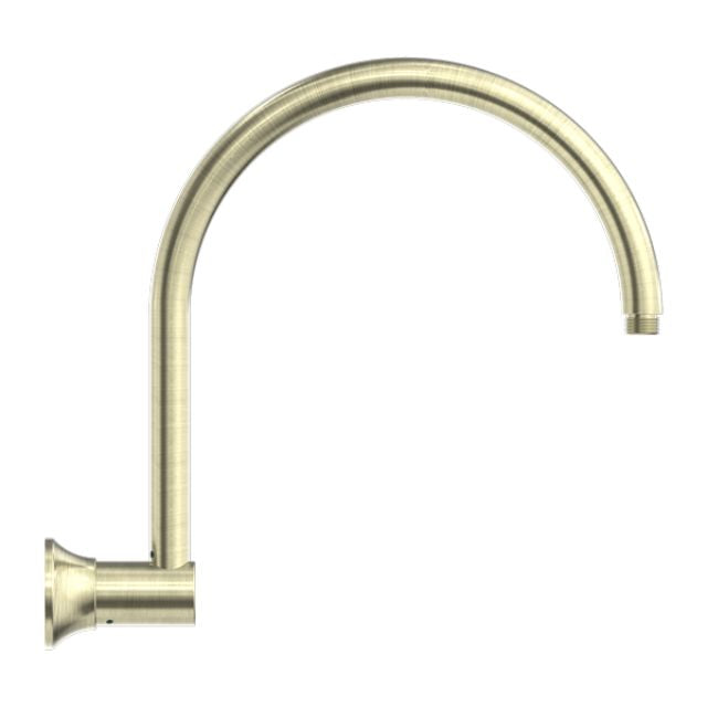 Nero York Shower Arm Aged Brass