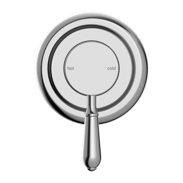 Nero York Shower Mixer With Metal Lever Chrome