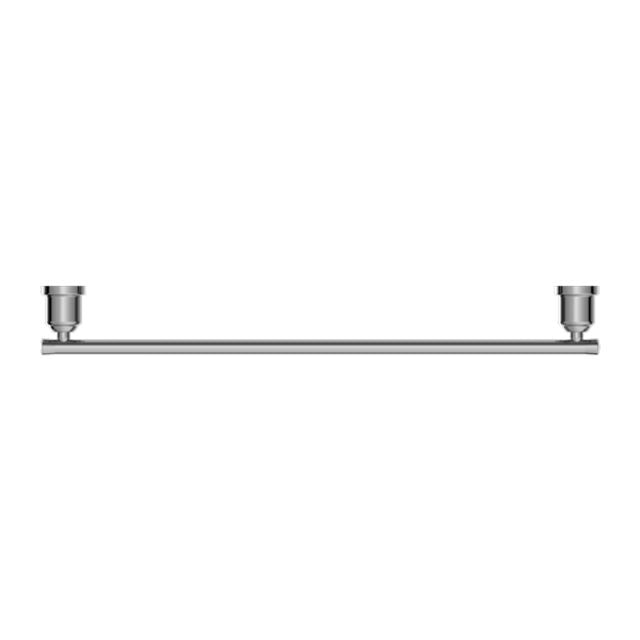 Nero York Single Towel Rail 600mm Chrome