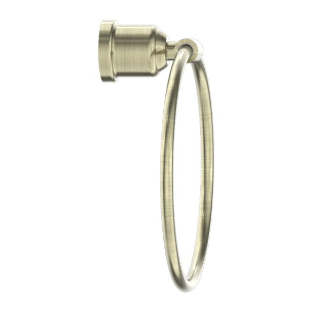 Nero York Towel Ring Aged Brass