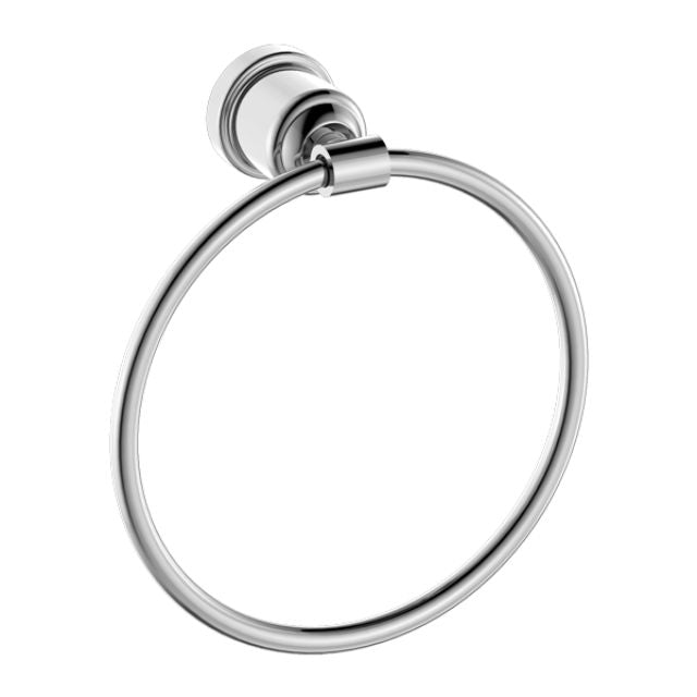 Nero York Towel Ring Chrome