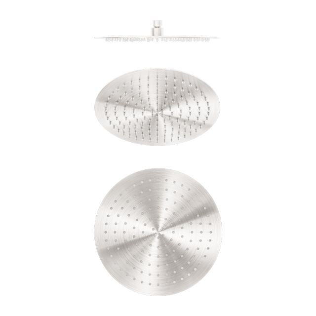 Nero Zen SS316L 300mm Round Shower Head Brushed Nickel