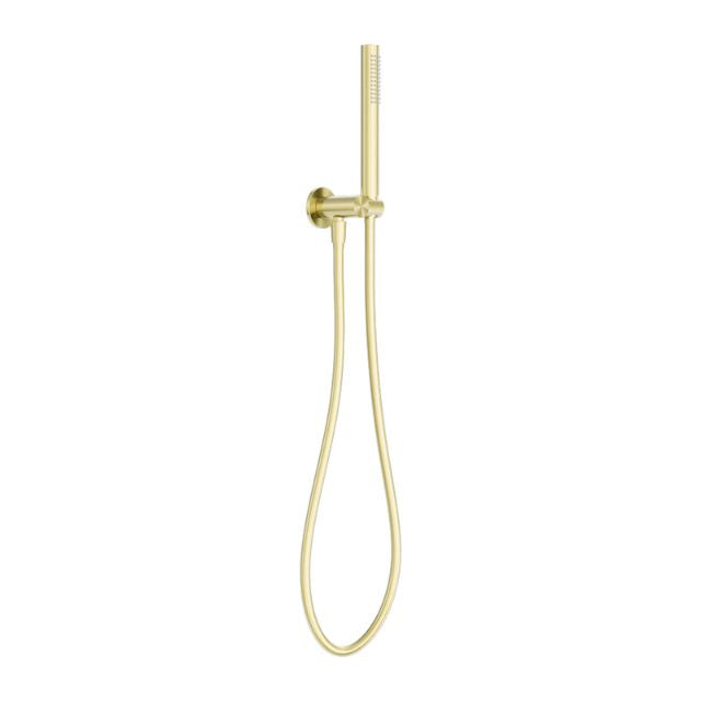 Nero Zen SS316L Shower On Bracket Brushed Gold