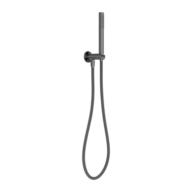 Nero Zen SS316L Shower On Bracket With Outdoor Shower Hose Graphite