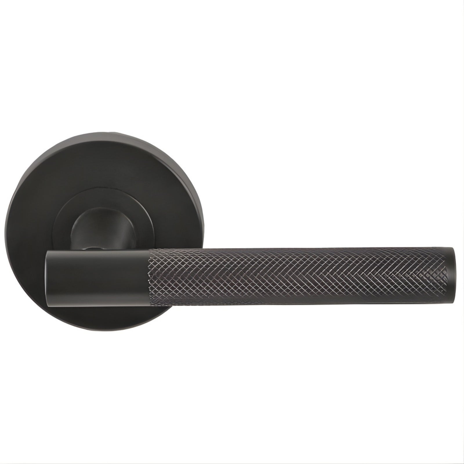 Nidus Knurled Domici Passage Handle Graphite Grey - The Blue Space