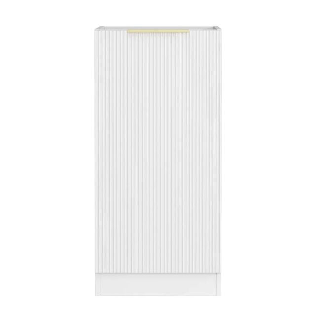 Otti Bondi White 1060mm Fluted Laundry Cabinet Set