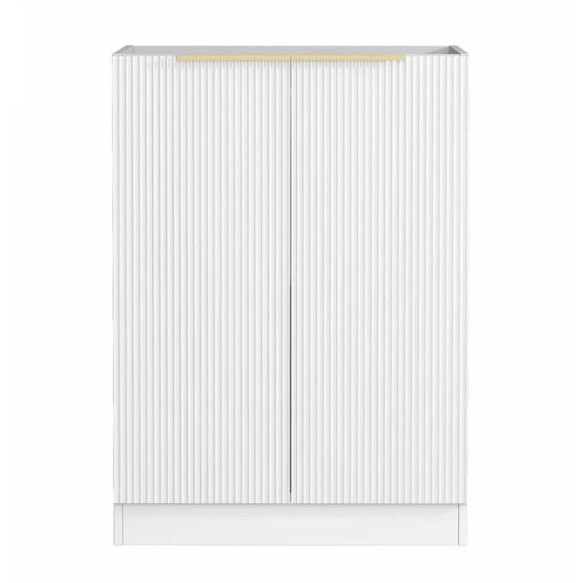 Otti Bondi White 650mm Fluted Laundry Cabinet Set