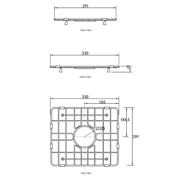 Otti Stainless Steel Grid Protective Grid Twin pack for MC84455