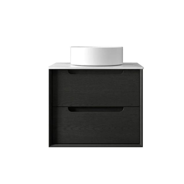 Otti Byron Wall Hung Vanity With Stone Top for Above Counter Basin