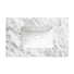 Otti Laguna 750mm Single Bowl Wall Hung Vanity Satin White - Natural Carrara Marble Top with Undermount Basin