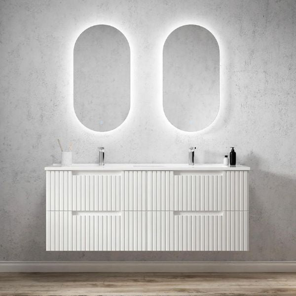 Otti Noosa Wave Board Wall Hung Vanity with Slimline Ceramic Top