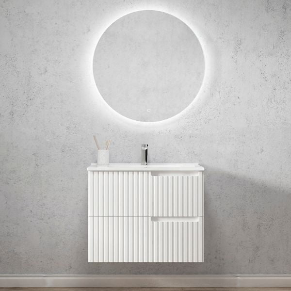 Otti Noosa Wave Board Wall Hung Vanity with Slimline Ceramic Top
