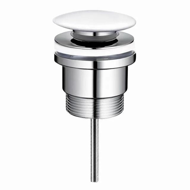 Otti Universal Mushroom 32mm Pop Up Waste - Gloss White M43GW - The Blue Space