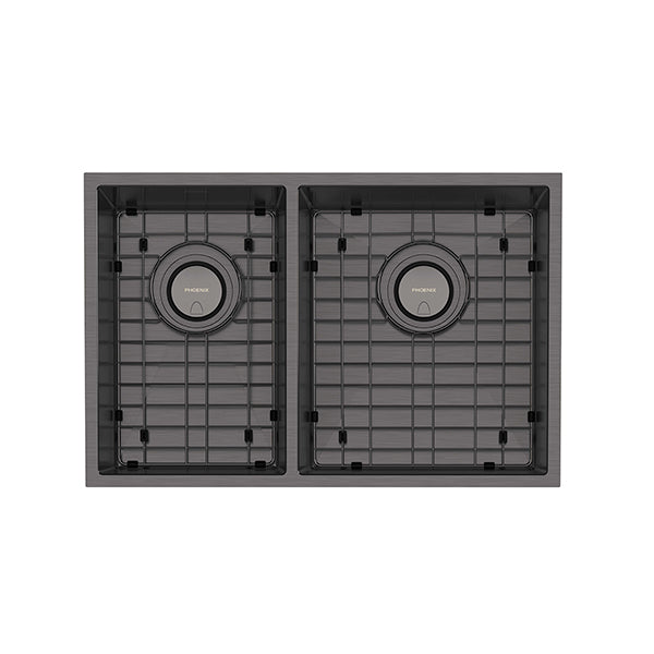 Phoenix 4000 Series 1-3/4 Right Hand Bowl Sink 683 x 446mm Brushed Black 310-5102-16 - The Blue Space