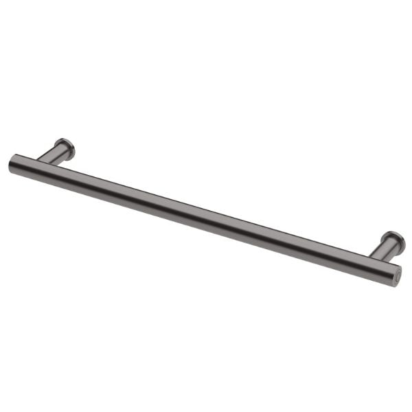 Phoenix Heated Towel Rail Round 600mm - Brushed Carbon