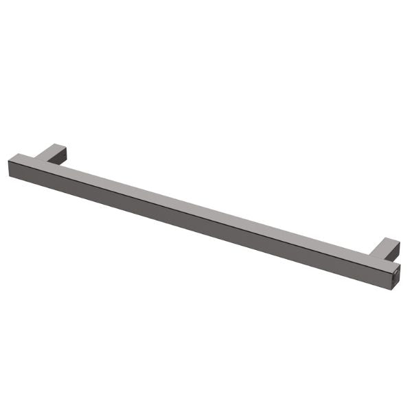 Phoenix Heated Towel Rail Square 600mm - Brushed Carbon