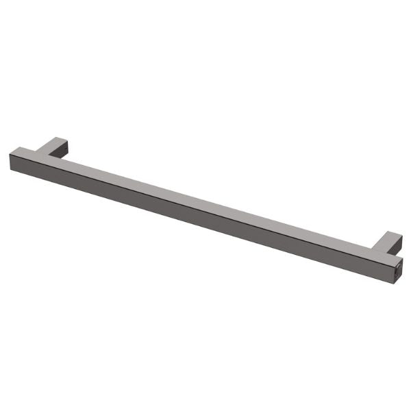 Phoenix Heated Towel Rail Square 800mm - Brushed Carbon