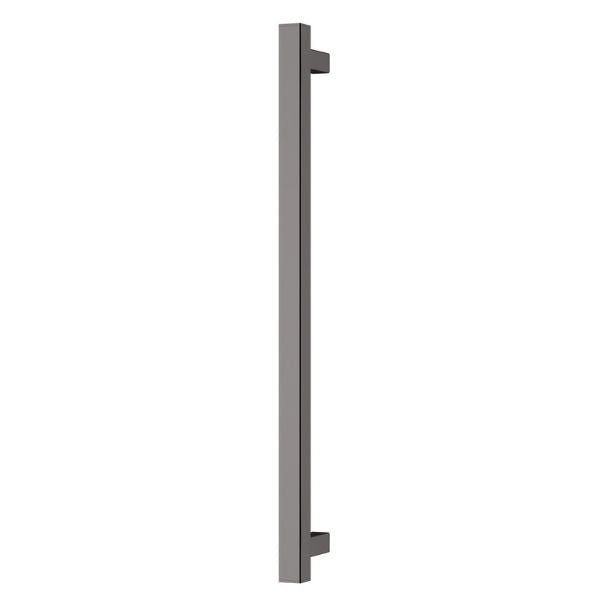 Phoenix Heated Towel Rail Square 800mm - Brushed Carbon