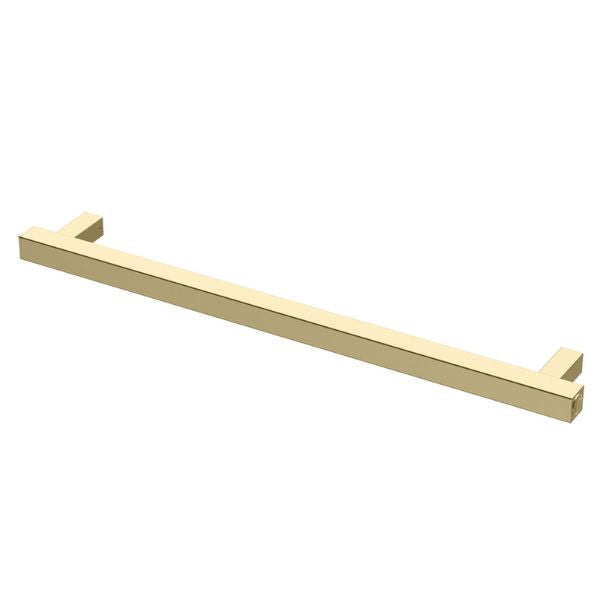 Phoenix Heated Towel Rail Square 800mm - Brushed Gold