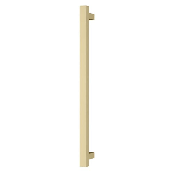 Phoenix Heated Towel Rail Square 800mm - Brushed Gold