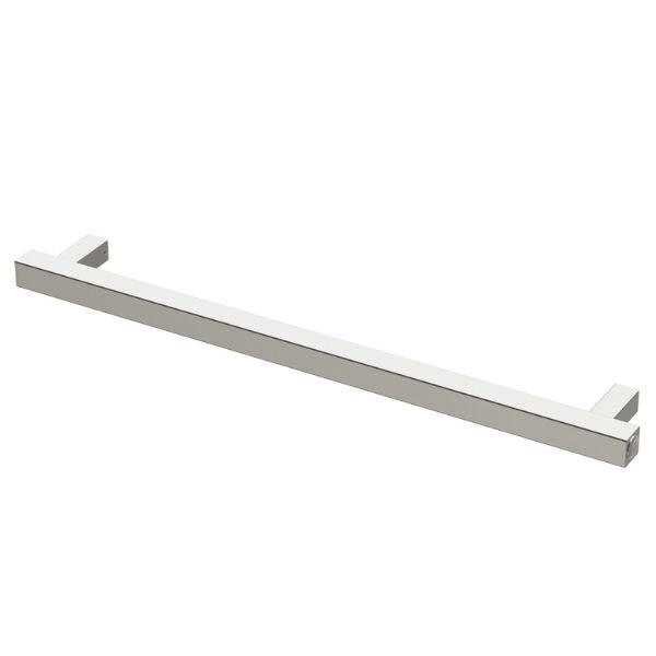 Phoenix Heated Towel Rail Square 800mm - Brushed Nickel