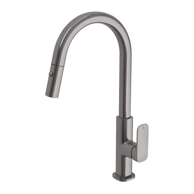 Phoenix Nuage Pull Out Sink Mixer Brushed Carbon