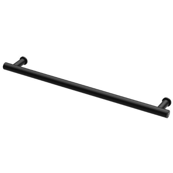 Phoenix Heated Towel Rail Round 800mm - Matte Black