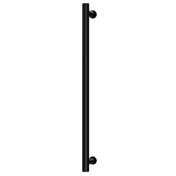 Phoenix Heated Towel Rail Round 800mm - Matte Black