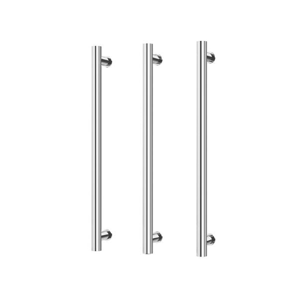 Phoenix Heated Triple Towel Rail Round 600mm - 650-8762-00 - Chrome