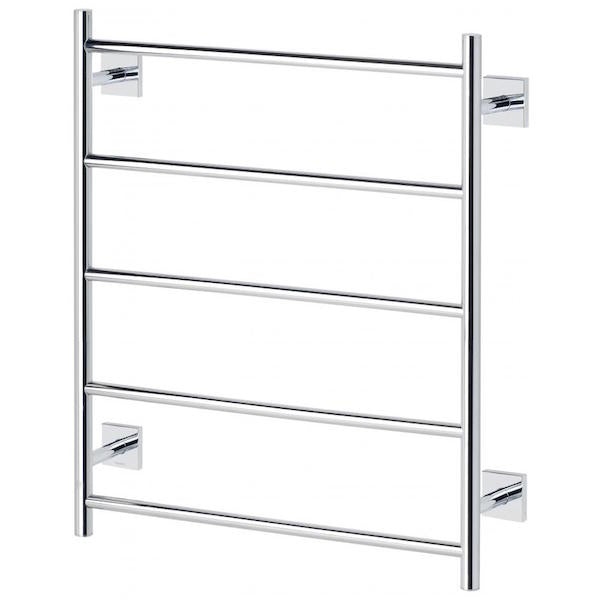 Phoenix Radii Towel Ladder Square Plate - Chrome
