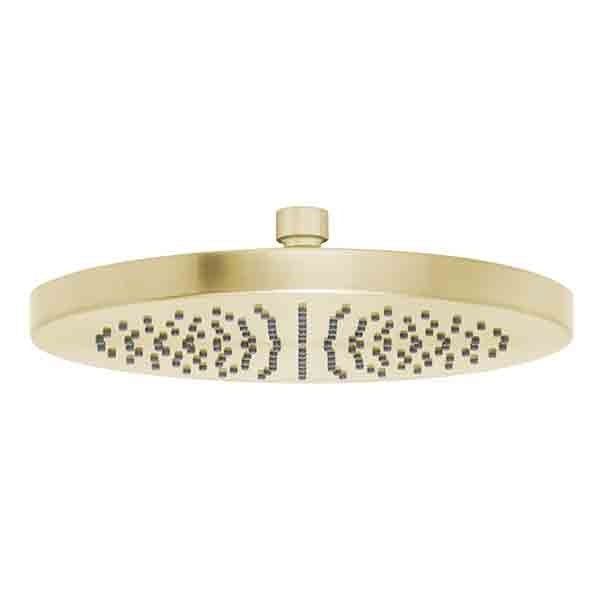 Phoenix Vivid Shower Rose 230mm Round - Brushed Gold
