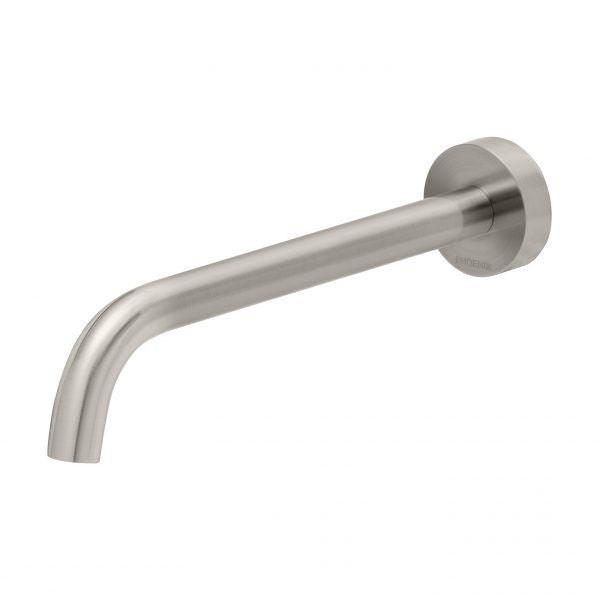 Phoenix Vivid Slimline Wall Basin Outlet 230mm - Brushed Nickel