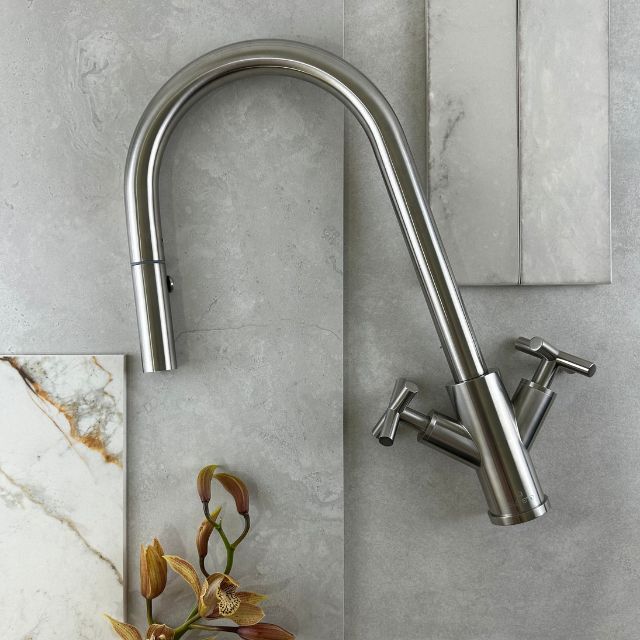 Suprema Xpress Fit X-Gen Dual Handle Retractable Sink Mixer