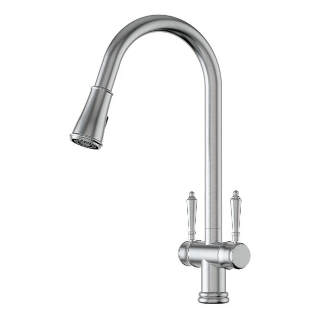 Suprema Xpress Fit Xquisite Dual Handle Retractable Sink Mixer