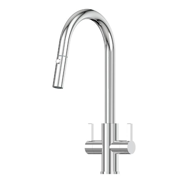 Suprema Xpress Fit Xssence Dual Handle Retratcable Sink Mixer - Chrome