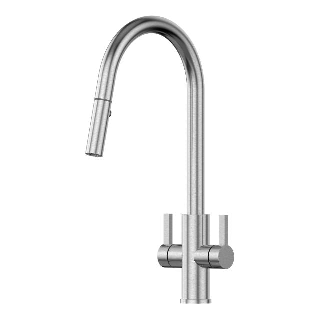 Suprema Xpress Fit Xssence Dual Handle Retractable Sink Mixer