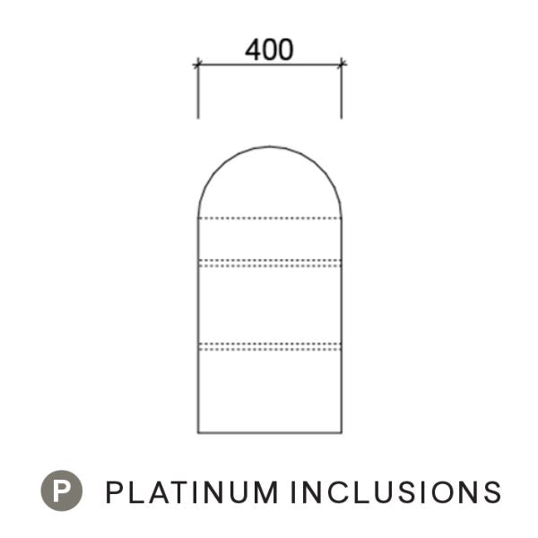 Timberline Church Shaving Cabinet 400mm